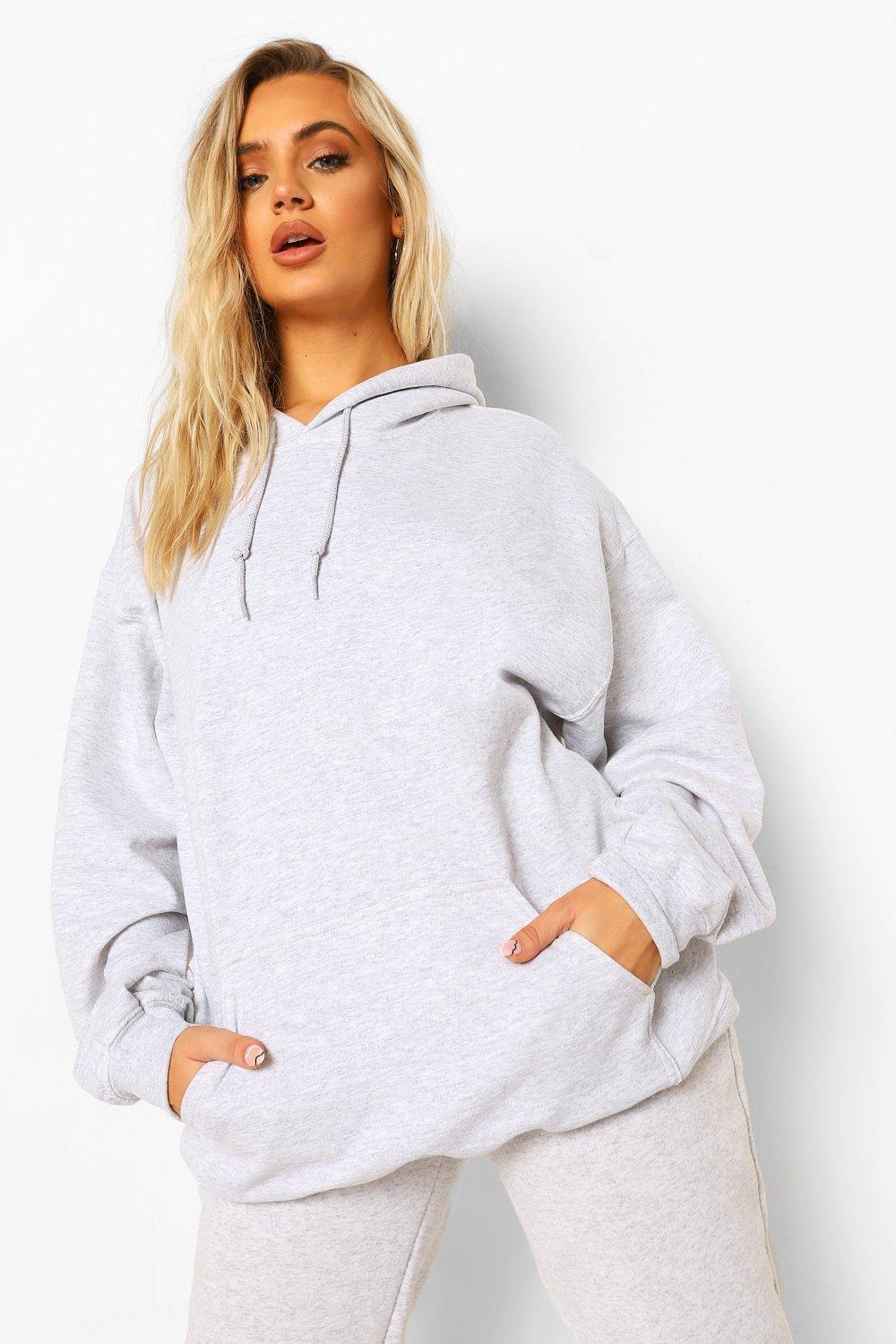 Womens grey cheap oversized hoodie